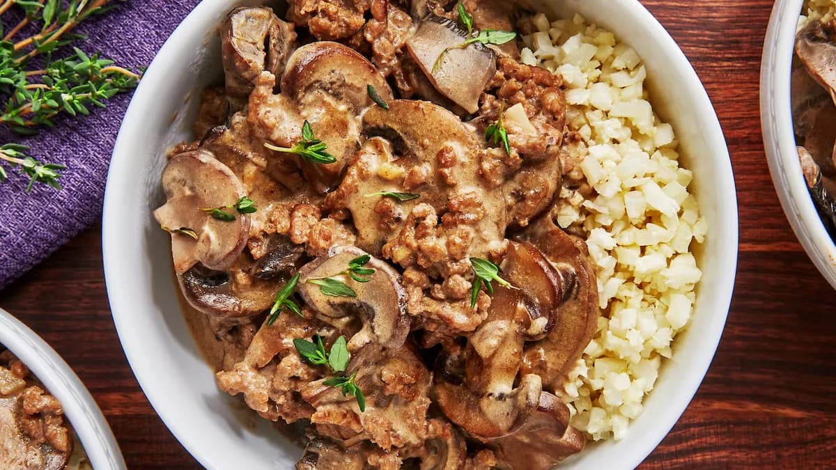 Beef Stroganoff with Wild Mushrooms