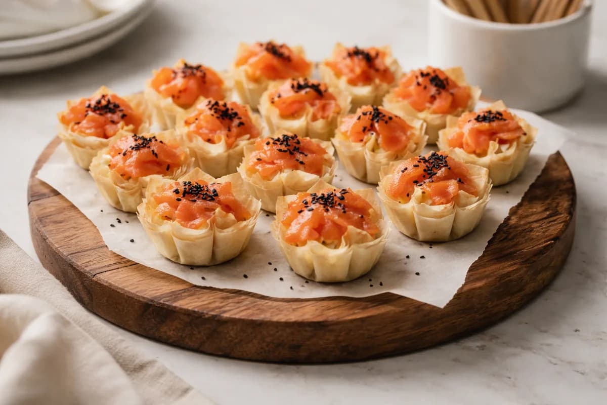 Tartlets with Smoked Salmon